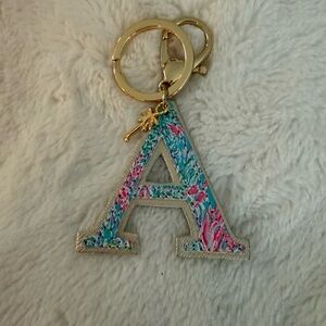Lilly Pulitzer A Keychain NWOT